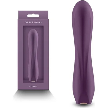Image 1 of Вибратор с гладка повърхност, 16см. - Obsessions Romeo Dark (NSTOYS1000)