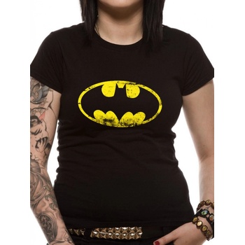 Batman Distressed Logo T Shirt