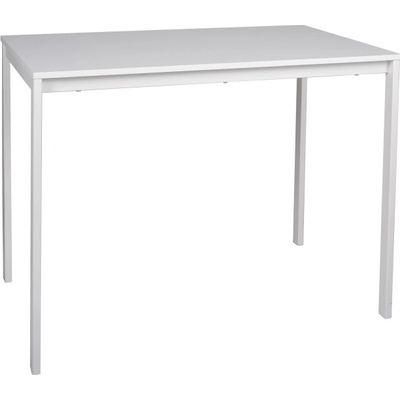 Textilomanie Bílý jídelní stůl RAMOD 100 x 60 cm