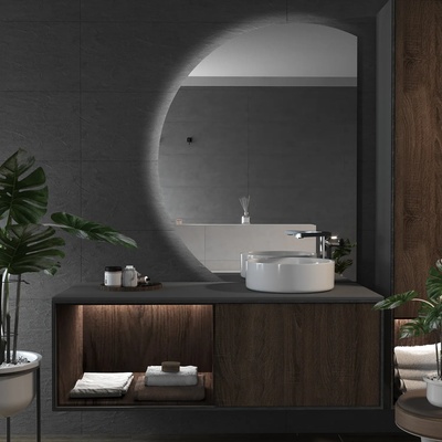 Daramio Кръгло огледало с лед осветление E3 100x130 cm