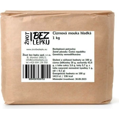 Život bez lepku Čiroková mouka hladká 1 kg