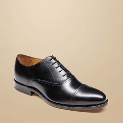 Charles Tyrwhitt Leather Oxford Shoes - Black