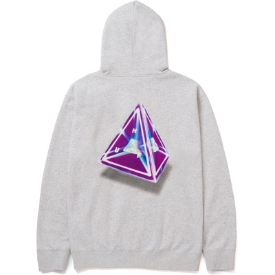 HUF TESSERACT TRIPLE TRIANGLE PO Hoodie Athletic Heather