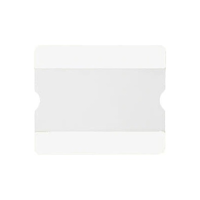 Samolepicí vyznačovací kapsy WT-5118, 1/3 A4 otevřená – PVC, bílá, 216×180 mm, balení 10 ks