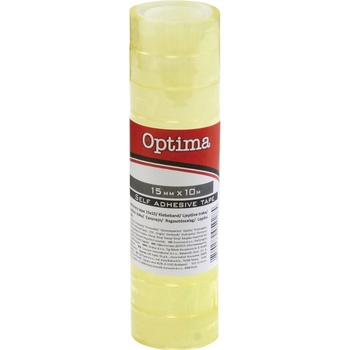 Image 1 of OPTIMA Лепяща лента Optima 15mm x 33m, прозрачна (24427-А)