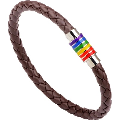 HARAHU Náramok Hnedá Strieborná Multi ER-34472