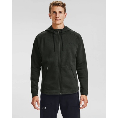Under Armour Charged Cotton FLC FZ HD zelená