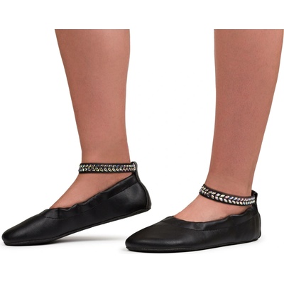 Ahinsa shoes Barefoot balerínky Chic Preciosa černé