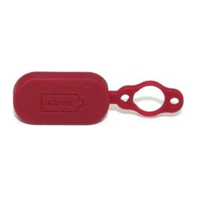 Xiaomi Mi Electric Scooter 1S, 2, M365, Essential, Pro, Pro 2 - Gumová Krytka Nabíjecího Konektoru (Red), Red