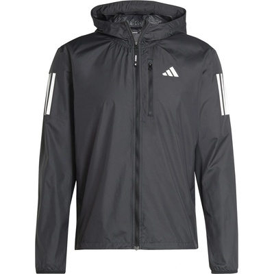adidas Яке Adidas Men's Own The Run Wind Resistant Reflective Long Sleeve Performance Running Jacket - Black