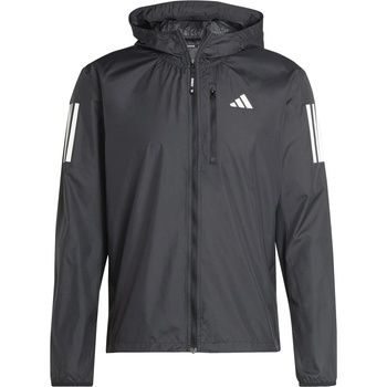 Image 1 of adidas Яке Adidas Men's Own The Run Wind Resistant Reflective Long Sleeve Performance Running Jacket - Black