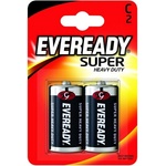 EVEREADY Батерии цинкови EVEREADY Super Heavy Duty, C, R14, 1.5V, 2бр. в опаковка (E304389700)
