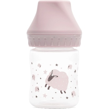 Lorelli Бебешко шише с широко гърло Lorelli My Friend - 125 ml, Mellow Rose (10200850005)