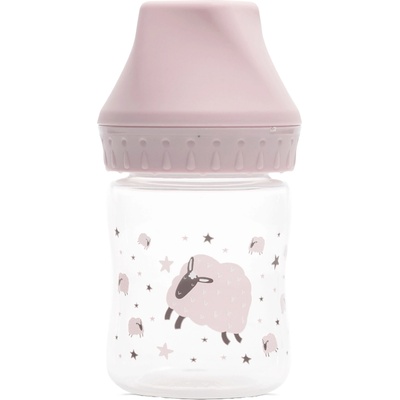 Lorelli Бебешко шише с широко гърло Lorelli My Friend - 125 ml, Mellow Rose (10200850005)