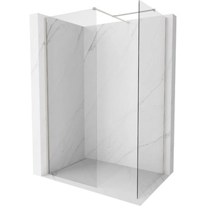 Mexen Kioto-X стена за душ кабина Walk-in 110 x 70 cm, прозрачна 10 mm, полиран никел - 800-110-202-97-00-070-X (800-110-202-97-00-070-X)