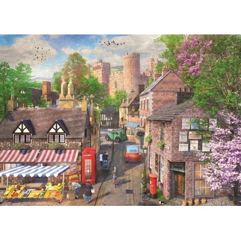 Ravensburger - Puzzle Picturesque alley to the castle - 1 000 piese
