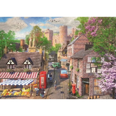 Ravensburger - Puzzle Picturesque alley to the castle - 1 000 piese