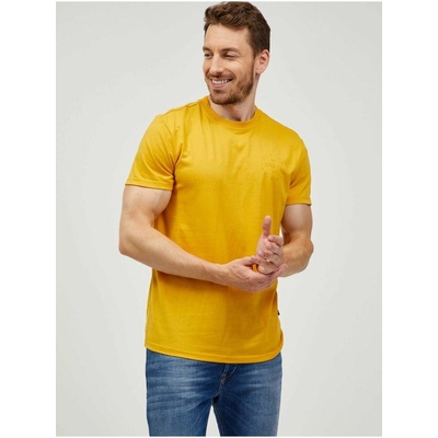 SAM73 tričko s krátkym rukávom pre mužov žlté