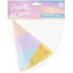 GoDan Pastel Party Paper Hats 6 pcs Godan