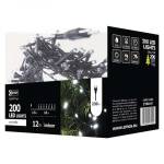 EMOS - ZYK0107 - Коледна светлина, 10m, 200 LED крушки, IP20, CLS, студена светлина (ZYK0107)