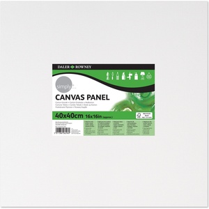 Daler Rowney Платно Simply Canvas Panel Medium Grain Simply White 40 x 40 cm 1 бр (525044040)