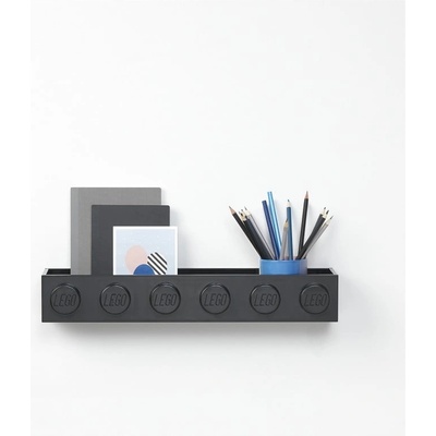 LEGO® Детски черен стенен рафт Sleek - LEGO® (41121733)