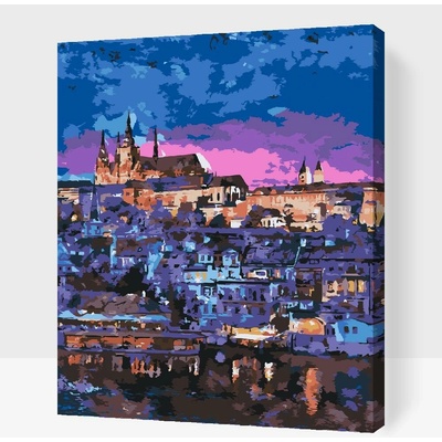 Painting Queens Pražský hrad 80 x 100 cm bez rámu a bez vypnutí plátna
