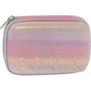 Comix Ученически несесер със съдържание comix rainbow pink 2024