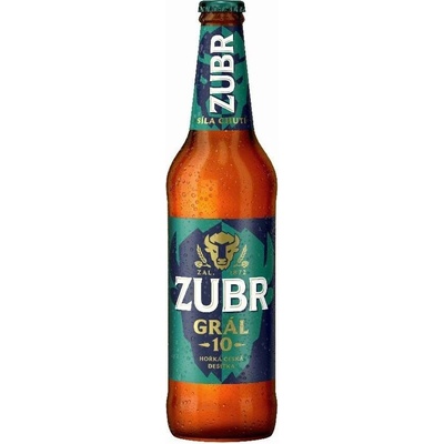 Zubr 10 GRÁL 4,2% 0,5 l (sklo)
