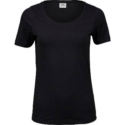 Tee Jays 450 Dámske elastické tričko čierna