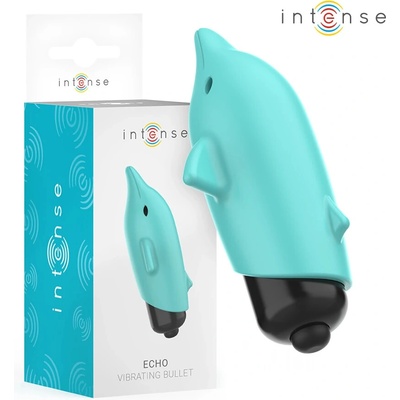 Intense echo vibrating bullet dolphin blue 8 x 4.7 cm