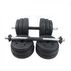 BodyFlex Дъмбел 10 кг с pvc дискове и противохлъзгаща повърхност (bf-cd10)