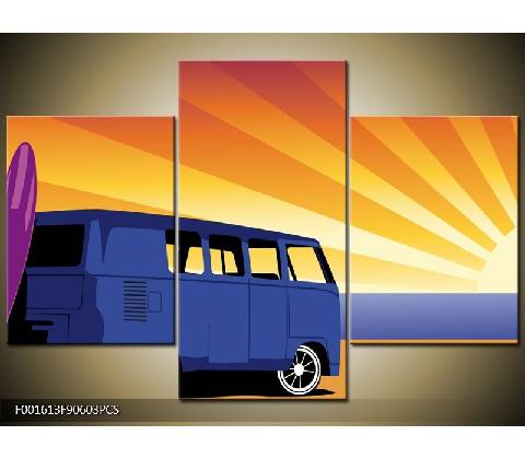 Obraz grafický autobus