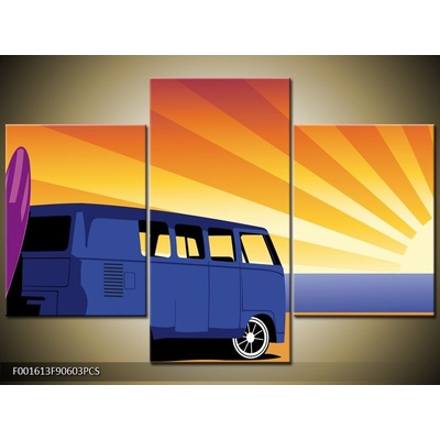 Obraz grafický autobus