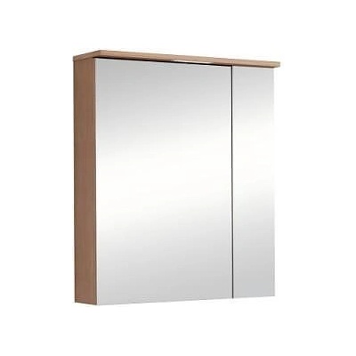 Inter Ceramic Огледален шкаф за баня ANIELA-60 6019-60, Inter Ceramic, с LED осветление, PVC, 75х70х17см (6019-60)