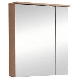 Inter Ceramic Огледален шкаф за баня ANIELA-60 6019-60, Inter Ceramic, с LED осветление, PVC, 75х70х17см (6019-60)