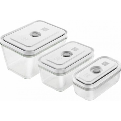 Zwilling sada vakuovacích dóz Fresh&Save skleněné 3 ks 1007719