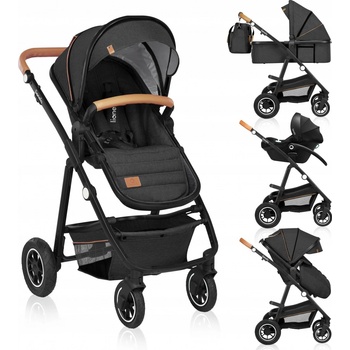 Lionelo Kombinovaný 3v1 Amber grey graphite 2022