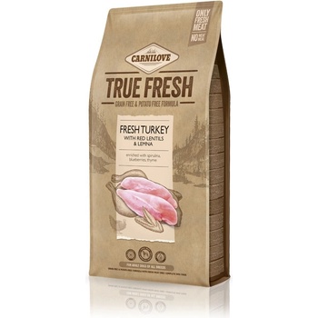 CARNILOVE True Fresh Dog Adult Turkey with Red Lentils & Lemna 11,4 kg