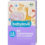 babylove Био каша Ябълка и боровинка, 8+ месеца, 200 g (10468477)