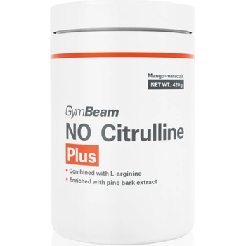 GymBeam NO Citrulline Plus прах за подпомагане на спортните постижения вкус Mango Maracuja 420 гр