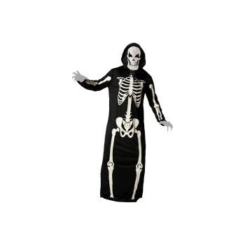 BigBuy Carnival Маскировъчен костюм за възрастни Скелет Halloween Размер XS/S