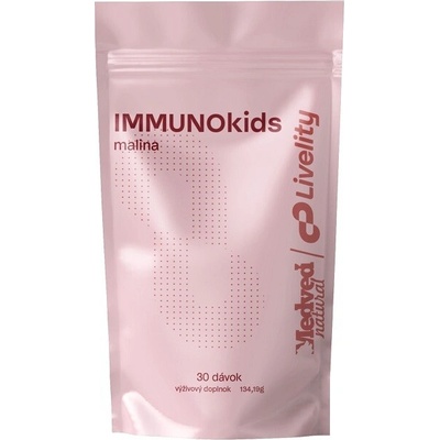 Medveď natural IMMUNO kids malina 134 g
