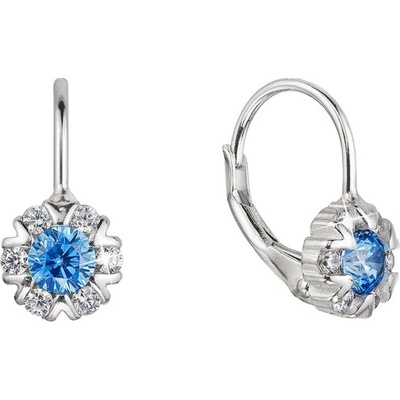 EVOLUTION GROUP 11474.3 aqua zircon ag náušnice