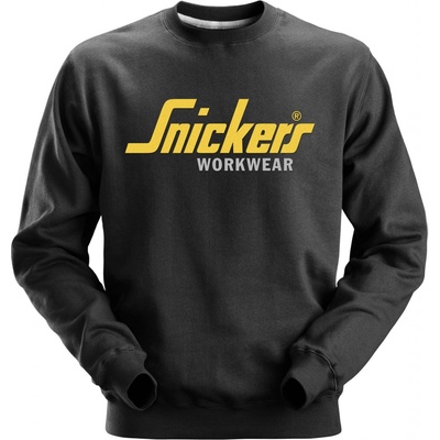 Snickers Workwear Mikina classic s dlouhými rukávy černá