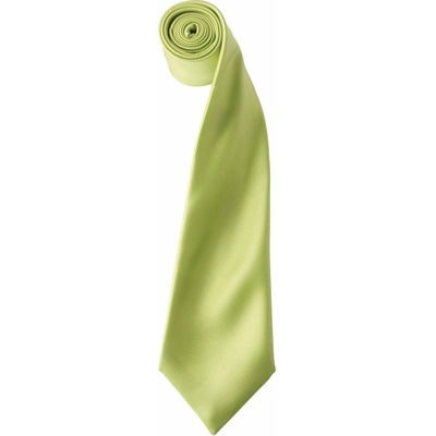 Premier Workwear Pánská saténová kravata PR750 Lime