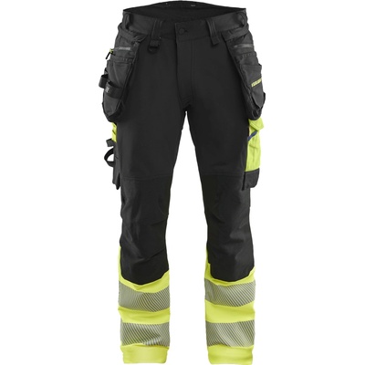 Blåkläder AB 1125 reflexní nohavice Cerná/žltá