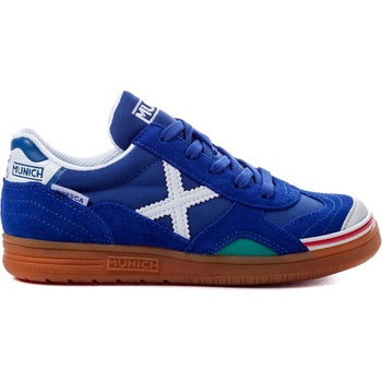 Image 1 of Munich Юношески футболни обувки Munich Gresca Junior Indoor Football Shoes - Blue/White