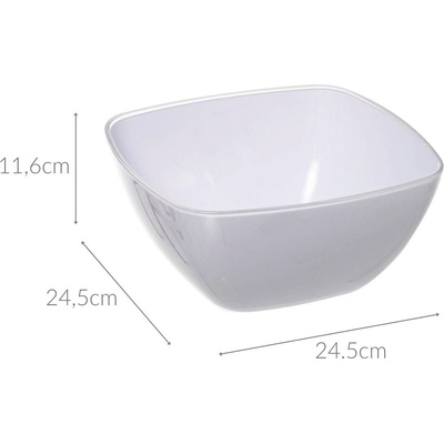 5five Simply Smart Miska na salát NOMAD, 3,9 L, šedá šedá