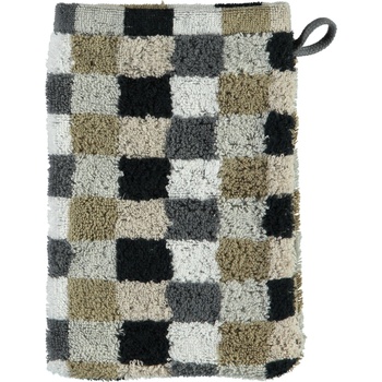 Cawö Ръкавица за къпане Cube 16 x 22 см сиво-бежова (7047 37 16/22)